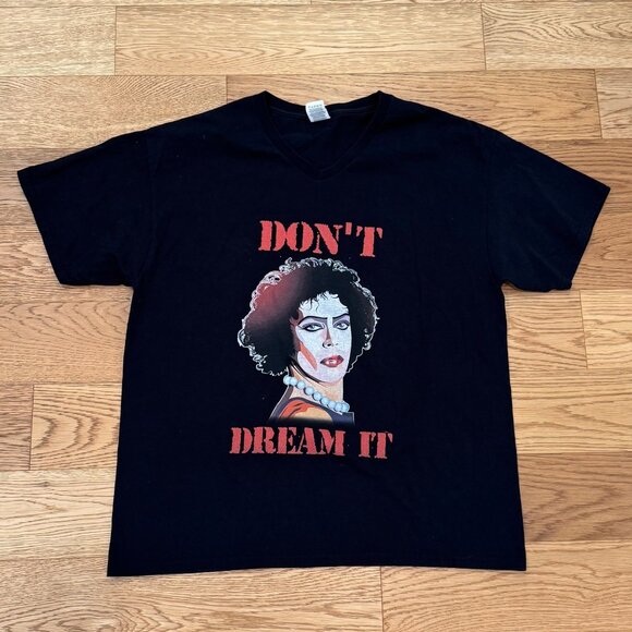 Rocky Horror Picture Show Stephen Kings IT Mens XL Shirt Don't Dream It Be It - Picture 1 of 7